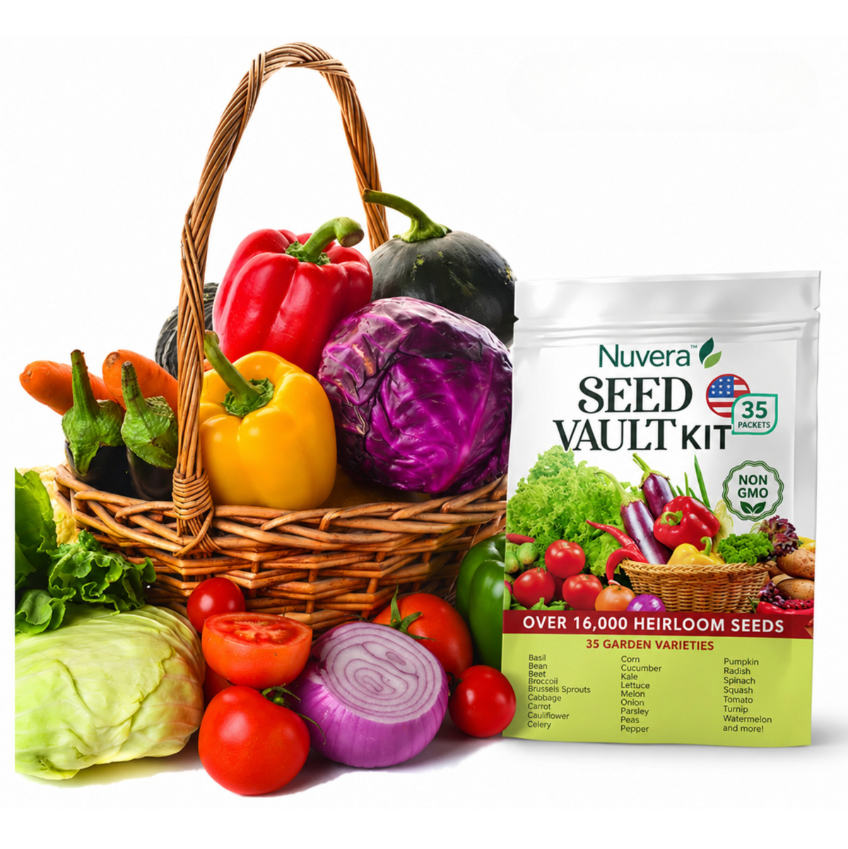 Nuteva® Seed Vault Kit - 35 Variety Pack