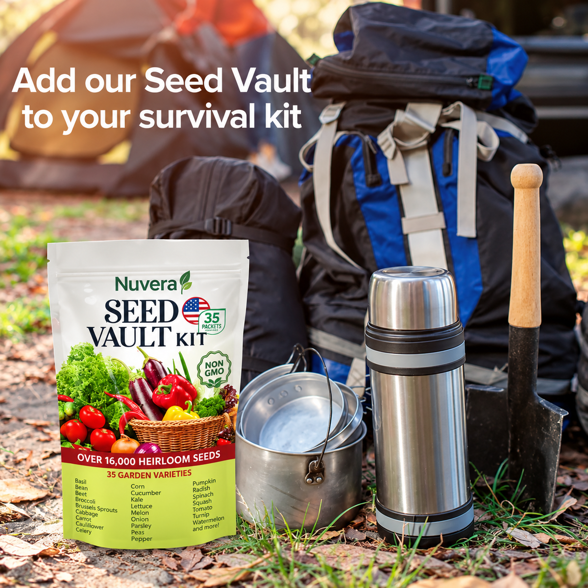 Nuteva® Seed Vault Kit - 35 Variety Pack